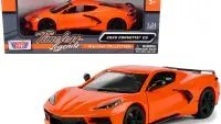 Buy 2020 Chevrolet Corvette C8 Stingray Orange 1/24 Diecast Model by Motormax - Timeless Legends