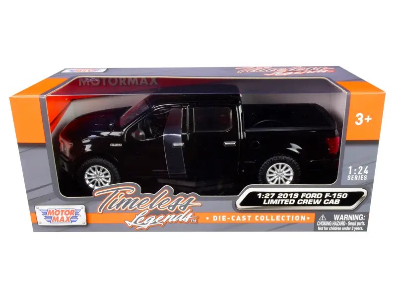 2019 Ford F-150 Limited Black Diecast Model 1/24-1/27 by Motormax