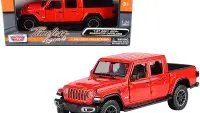 Buy 2021 Jeep Gladiator Overland Red Diecast Model 1/24-1/27 by Motormax - Perfect Collectible!