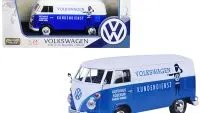 Vintage Volkswagen Type 2 (T1) Diecast Model - Candy Blue & White 1/24 by Motormax