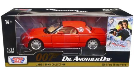 Buy 2002 Ford Thunderbird Orange James Bond 007 Diecast Model - 1/24 Scale by Motormax