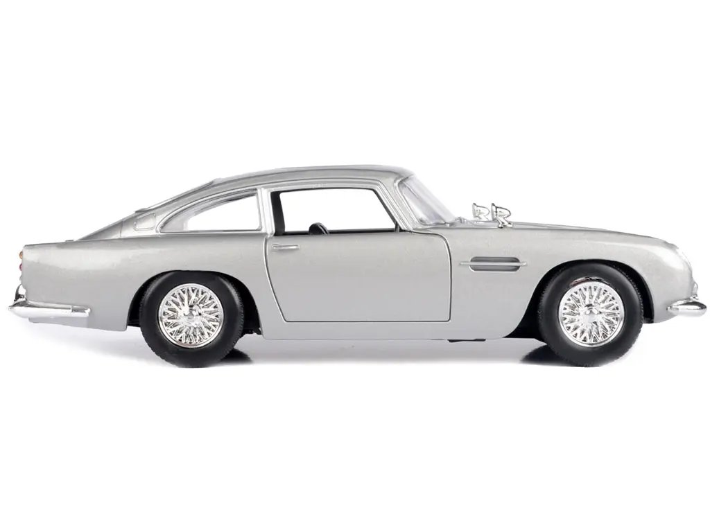 Diecast Model Cars wholesale toys dropshipper drop shipping Aston Martin DB5 RHD Right Hand Drive Silver Metallic James Bond 007 Goldfinger 1964 Movie James Bond Collection Series 1/24 Motormax 79857 drop shipping wholesale drop ship drop shipper dro James Bond 007 Aston Martin DB5 RHD Silver Metallic 1/24 Diecast Model Car by Motormax