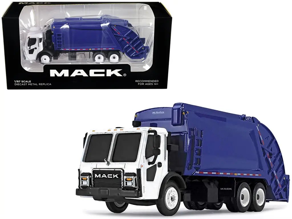 Collectible Mack LR with McNeilus Rear Load Refuse Body 1/87 Diecast Model – First Gear