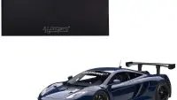 McLaren 12C GT3 Azure Blue 1/18 Diecast Model Car by Autoart - Premium Collectible