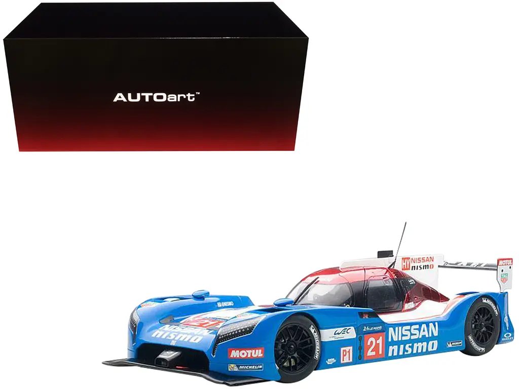 Buy Nissan GT-R LM Nismo Le Mans 2015 #21 1/18 Model Car by Autoart – T. Matsuda, M. Shulzhitskiy, L. Ordonez