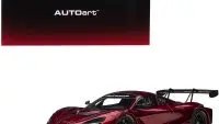 McLaren 720S GT3 Volcano Red Metallic 1/18 Diecast Model Car by Autoart