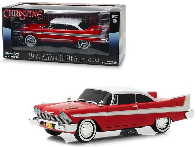 1958 Plymouth Fury ‘Christine’ Evil Version Diecast Model 1/24 by Greenlight