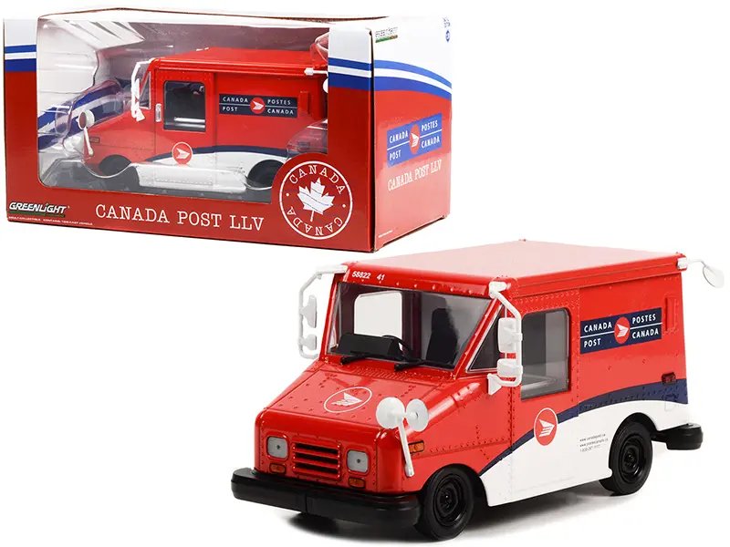 Canada Post LLV 1/24 Diecast Model – Red & White Postal Delivery Vehicle by Greenlight
