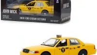 2008 Ford Crown Victoria NYC Taxi Diecast Model - John Wick 2 Movie Collectible by Greenlight