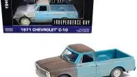 1971 Chevrolet C-10 Pickup Truck Diecast Model - Independence Day Movie Collectible by Greenlight