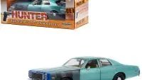 1977 Plymouth Fury Diecast Model - Turquoise Metallic 'Hunter' TV Series Collectible by Greenlight