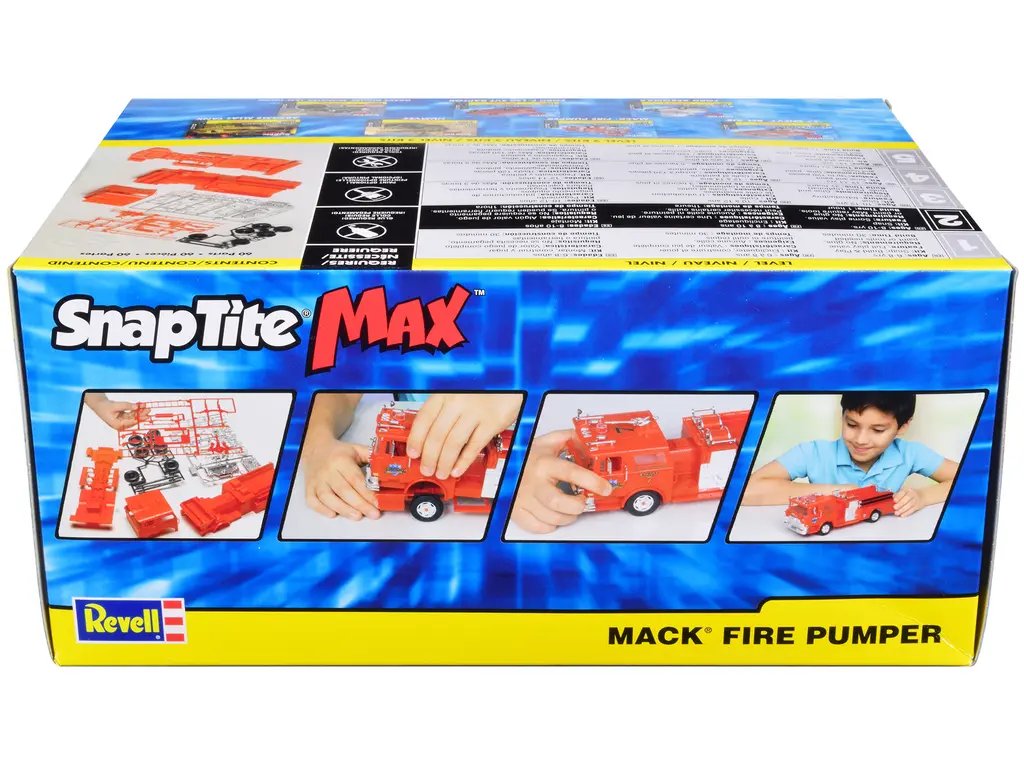 Level 2 Snap Tite Max Model Kit Mack Fire Pumper Truck 1/32 Scale Model by Revell 2 Level 2 Snap Tite Max Model Kit Mack Fire Pumper Truck 1/32 Scale Model by Revell - Image 2