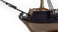 Level 2 Easy-Click Model Kit "The Black Diamond" Pirate Ship 1/350 Scale Model by Revell