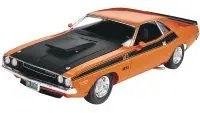 1970 Dodge Challenger T/A Model Kit - Revell 1/24 Scale Streetburner 2-in-1 Level 4