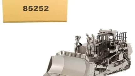 CAT Caterpillar D11T Track Type Tractor Dozer Matt Silver Plated "Commemorative Series" 1/50 Diecast Model  by Diecast Masters