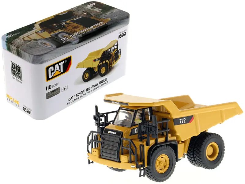 CAT Caterpillar 772 Off-Highway Dump Truck 1/87 Scale Diecast Model by Diecast Masters
