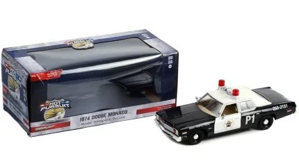 1974 Dodge Monaco Police Diecast Model - Mount Prospect Hot Pursuit Series by Greenlight