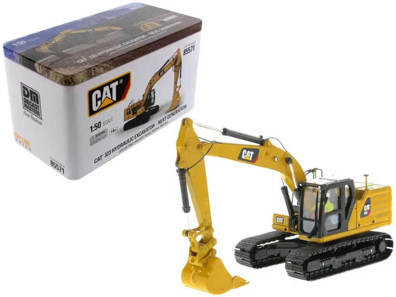 CAT Caterpillar 323 Hydraulic Excavator 1/50 Diecast Model - Next Gen Design by Diecast Masters 1 CAT Caterpillar 323 Hydraulic Excavator 1/50 Diecast Model - Next Gen Design by Diecast Masters