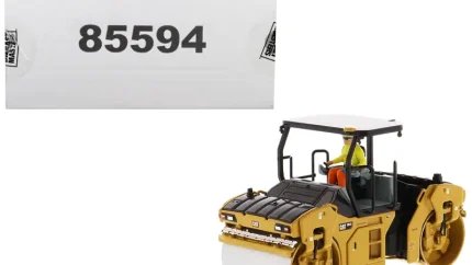 CAT Caterpillar CB-13 Diecast Roller with ROPS - 1/50 High Line Series Model by Diecast Masters