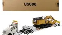 International HX520 Tandem Tractor & CAT 349F Excavator Diecast Set 1/50 by Diecast Masters