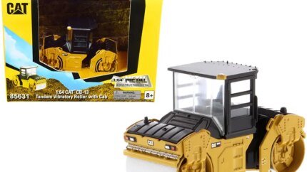 CAT Caterpillar CB-13 Tandem Vibratory Roller with Cab: Ultimate Construction Powerhouse