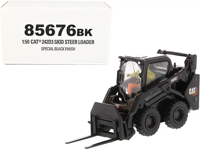 CAT Caterpillar 242D3 Skid Steer Loader 1/50 Diecast Model – High Line Series by Diecast Masters