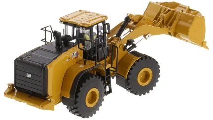 CAT Caterpillar 966 GC Wheel Loader 1/50 Diecast Model with Operator - High Line Series by Diecast Masters