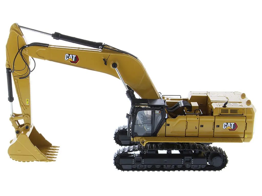 CAT Caterpillar 395 Next Gen Hydraulic Excavator 1/50 Diecast Model with Operator & Tools