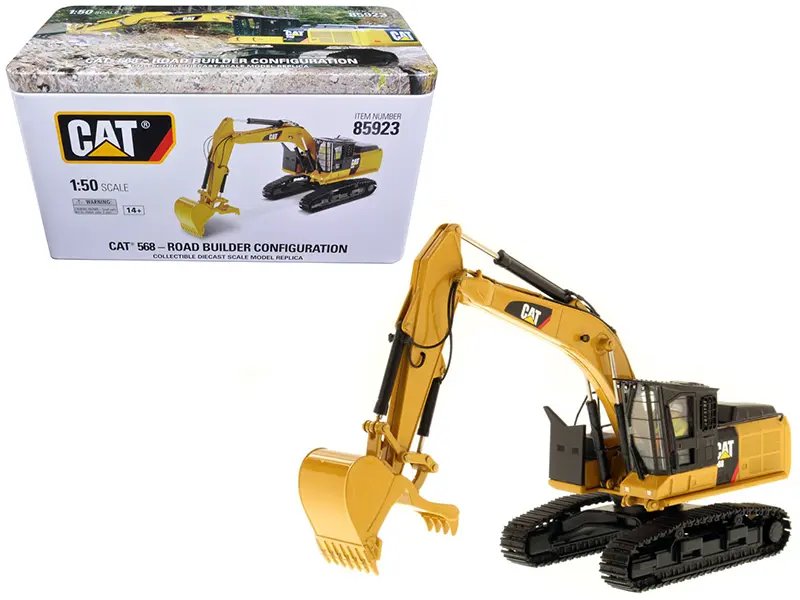 Buy CAT Caterpillar 568 GF Road Builder 1/50 Diecast Model with Operator – High Line Series