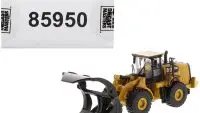 CAT 972M Wheel Loader with Log Fork 1/87 Scale Diecast Model by Diecast Masters