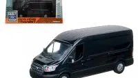 2015 Ford Transit Van Tuxedo Black 1/43 Diecast Model by Greenlight - Collectible Miniature