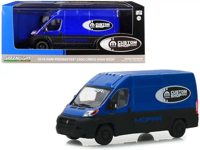 2018 RAM ProMaster 2500 High Roof Diecast Model – MOPAR Custom Shop 1/43 by Greenlight