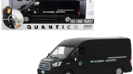 2015 Ford Transit Van Black 'FBI Academy Quantico' 1/43 Diecast Model by Greenlight