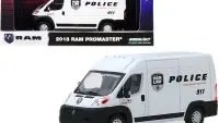 2018 RAM ProMaster 2500 High Roof Police Transport Diecast Model 1/43 by Greenlight