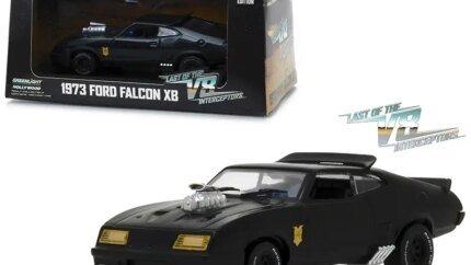 1973 Ford Falcon XB Black Diecast Model - Last of the V8 Interceptors by Greenlight