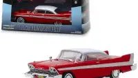 1958 Plymouth Fury Red 'Christine' 1/43 Diecast Model Car by Greenlight - Iconic Movie Collectible