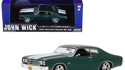 1970 Chevrolet Chevelle SS 396 Diecast Model - John Wick Movie Car by Greenlight