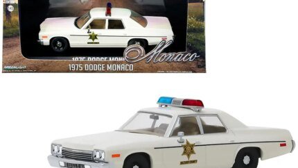 1975 Dodge Monaco Hazzard County Sheriff 1/43 Diecast Model by Greenlight