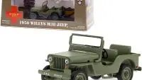 1950 Willys M38 Jeep Army Green MASH TV Series 1/43 Diecast Model by Greenlight