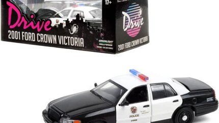 2001 Ford Crown Victoria LAPD Police Interceptor Diecast Model 1/43 - Greenlight 'Drive' Movie Collectible