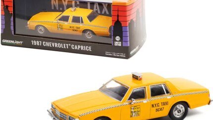 1987 Chevrolet Caprice Yellow "N.Y.C. Taxi" (New York City) 1/43 Diecast Model Car by Greenlight