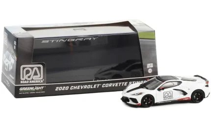 2020 Chevrolet Corvette C8 Stingray Road America Pace Car 1/43 Diecast by Greenlight