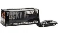 1984 Lamborghini Jalpa P3500 Black Diecast Model - Rocky IV Hollywood Series by Greenlight 1/43