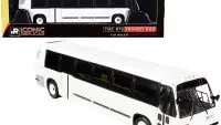 1999 TMC RTS Transit Bus Blank White "The Vintage Bus & Motorcoach Collection" 1/87 (HO) Diecast Model by Iconic Replicas