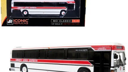 Vintage MCI Classic City Bus: Liberty Lines Express BXM Fifth Ave. Manhattan