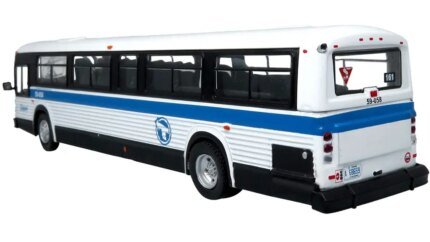 1989 MCI Classic Transit Bus 1/87 Diecast Model - STM Montreal '161 Van Horne' by Iconic Replicas
