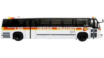 Vintage TMC RTS Transit Bus: Las Vegas Strip to Downtown Route Collectible