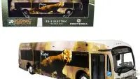 Iconic Replicas Proterra ZX5 Electric Bus 1/87 Diecast Model - Roam Transit Banff Gondola