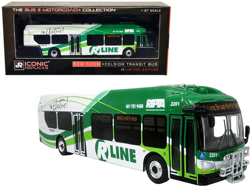 Experience Sustainable Travel: New Flyer Xcelsior Charge NG Electric Bus on RIPTA’s R Line