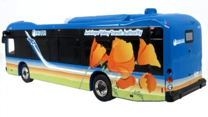 Limited Edition BYD K8M Electric Bus 1/87 Diecast Model by Iconic Replicas